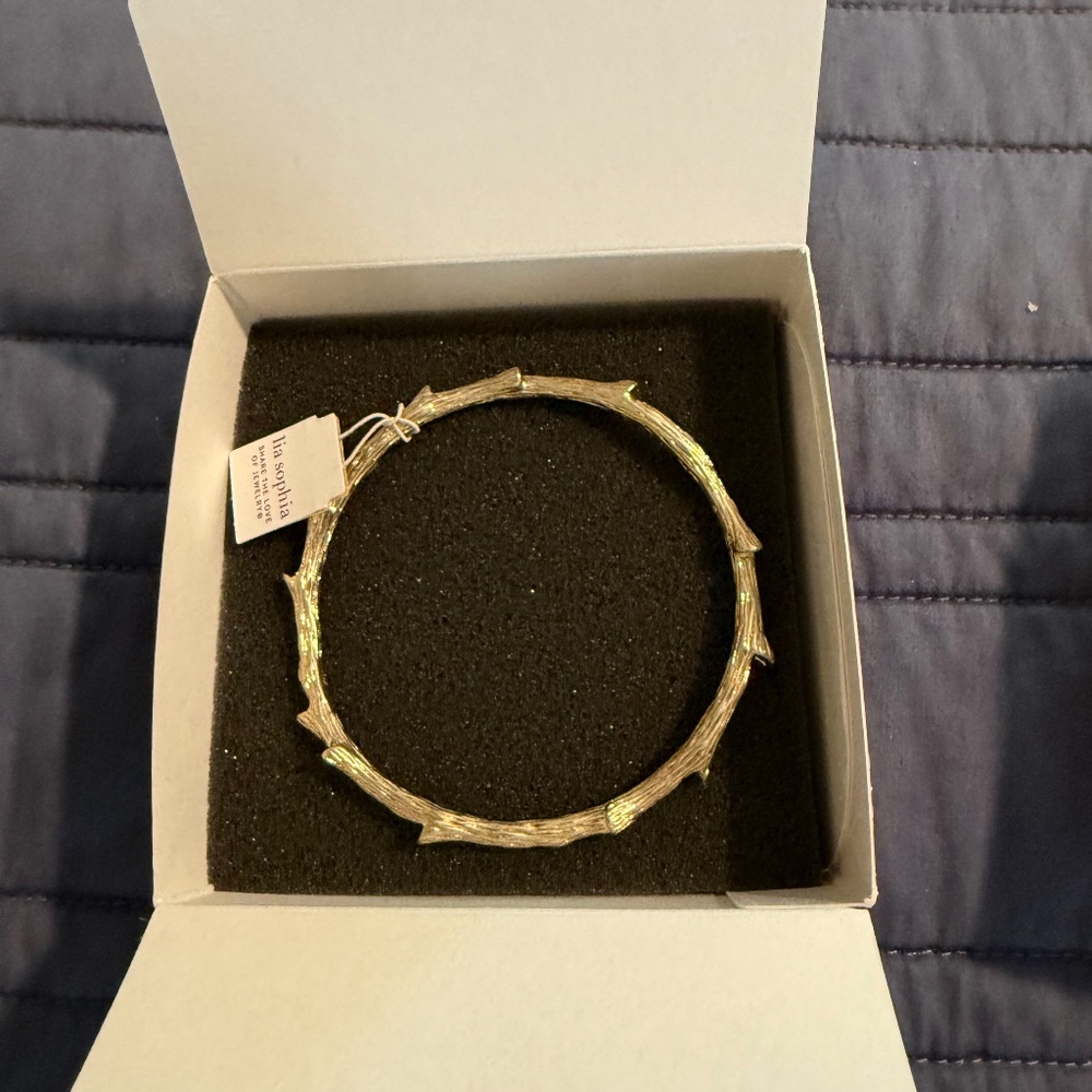 Lia Sophia Gold Twig Bracelet f